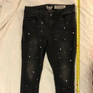 Gray pearl jeans size 13 junior or size 8 women